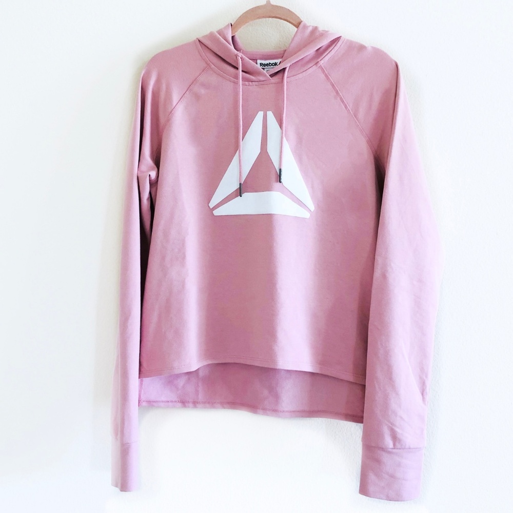 Reebok Pink Hoodie Activewear - Picture 2 of 4